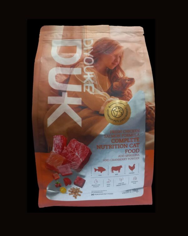 Diyouke Complete Nutrition Cat Food 1,5kg Chicken Salmon Makanan Kucing